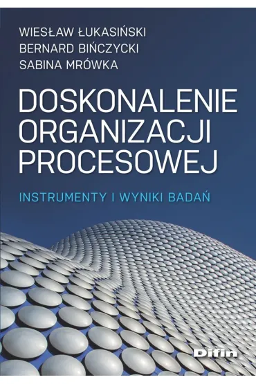 Doskonalenie organizacji procesowej. Instrumenty i wyniki bada� - Wies�aw �ukasi�ski, Bernard Bi�czycki, Sabina Mr�wka
