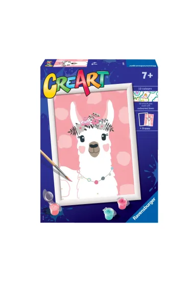 Malowanie po numerach CreArt - Lama Ravensburger