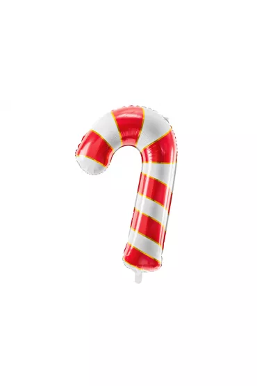PartyDeco Balon foliowy Cukrowa laska 50x82 cm