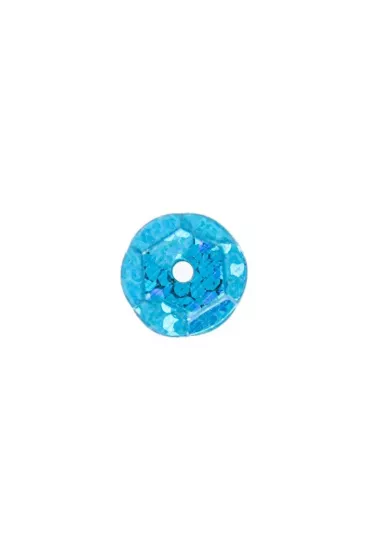 Cekiny hologramowe H 120 turkusowy 6mm, 10g