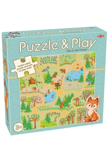 Moje pierwsze puzzle i gra Fox in the Forest Tactic