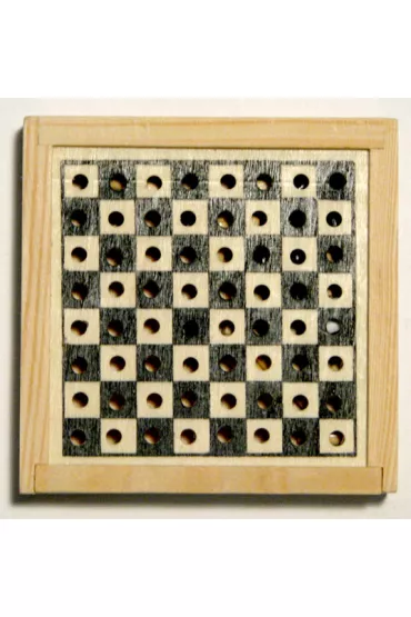 Warcaby drewniane wersja mini 9cm NG
