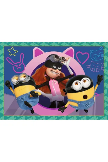Puzzle 4w1 - Zwariowane Minionki (35+48+54+70 el.) Trefl