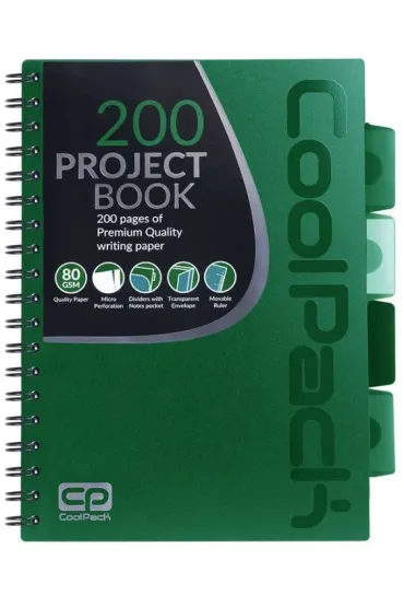 CoolPack Ko�obrulion B5 Green kratka 100 kartek