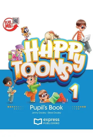 Happy Toons 1. Edycja mi�dzynarodowa. Pupil's Book + DigiBook - Jenny Dooley, Steve  Dooley