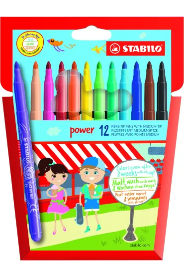 Stabilo Flamastry Power 28012 12 szt.