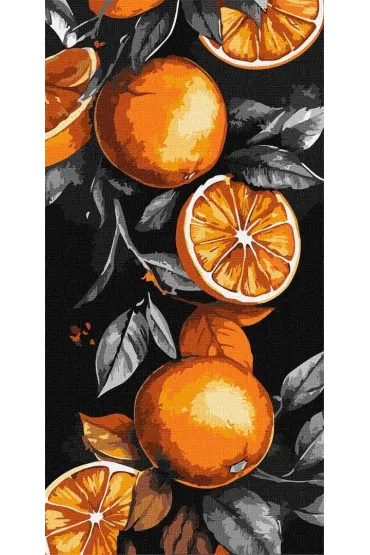 Ideyka Malowanie po numerach - Sycylijskie pomara�cze 40x80cm