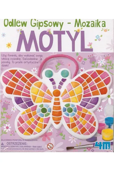 Odlewy gipsowe mozaika - Motyl * 4M