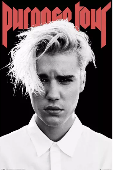 Justin Bieber Purpose Tour - Trasa Koncertowa - plakat 61x91,5 cm