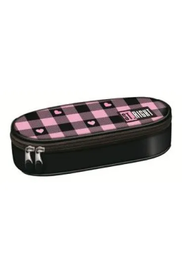 St. Majewski Pi�rnik saszetka z wewn�trzn� klapk� Pink Checker