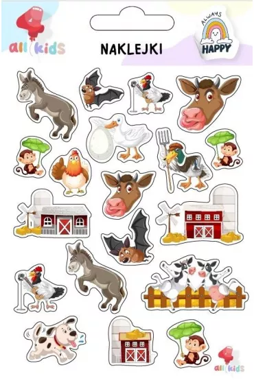 All4Kids Naklejki dla dzieci Farma zwierz�ta 2