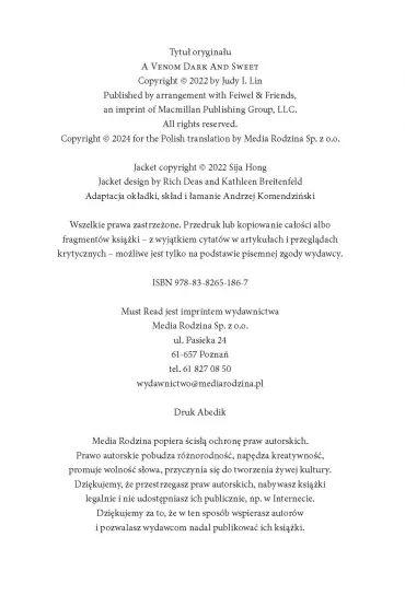Jad z mroku i s�odyczy - Judy I. Lin