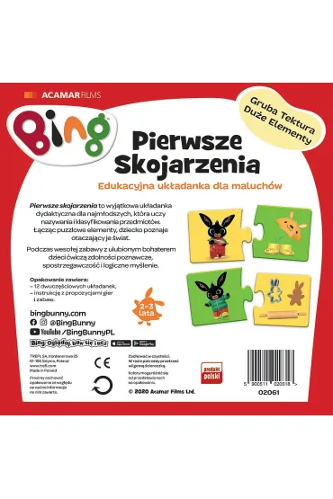 Puzzle Pierwsze skojarzenia. Bing Trefl