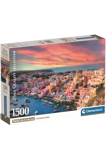 Puzzle 1500 el. Picturesque Procida Island Clementoni