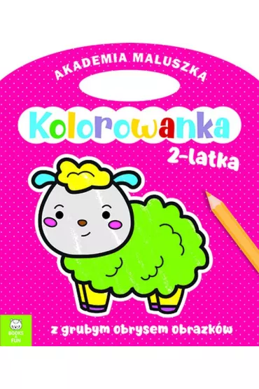 Owieczka. Akademia maluszka. Kolorowanka 2-latka