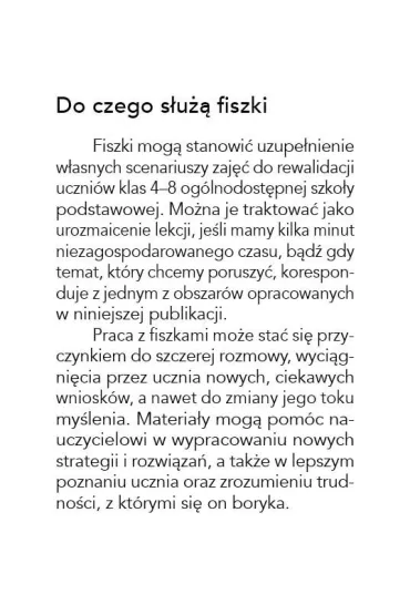 Fiszki do rewalidacji dla uczni�w klas 4-8 szko�y podstawowej og�lnodost�pnej - Emilia Kuczkowska, Ilona Karasi�ska-Grabowska