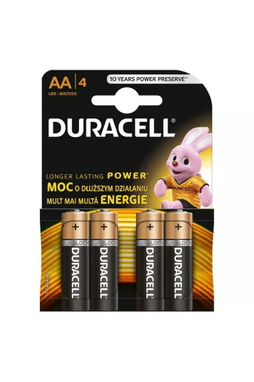 Bateria LR06 Extra Life DURACELL LR6/AA B4 4 szt.