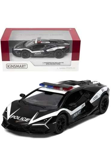 Lamborghini revuelto policja 1:38 Kinsmart