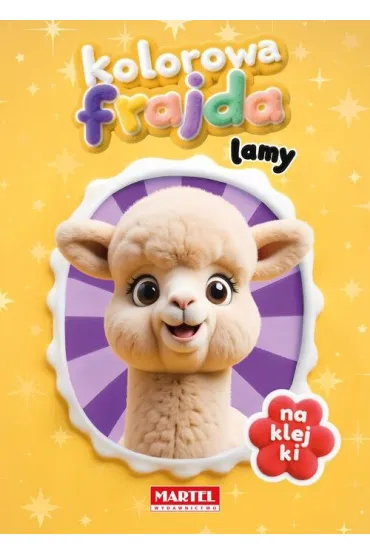 Kolorowa frajda. Lamy z naklejkami - Agata Niemirska
