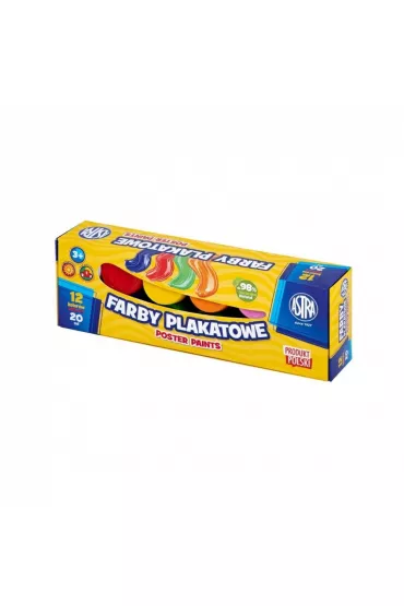 Astra Farby plakatowe 12 x 20 ml