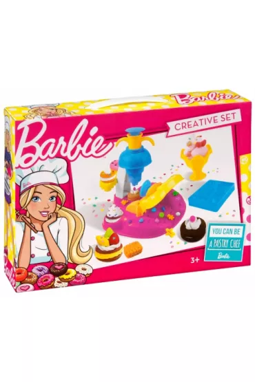Masa plastyczna z wyciskark� Barbie Mega Creative