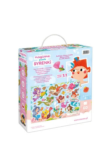 Magiczne puzzle 60 el. CzuCzu. Syrenki Bright Junior Media