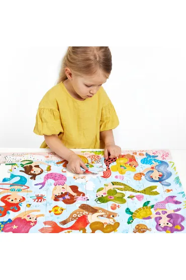 Magiczne puzzle 60 el. CzuCzu. Syrenki Bright Junior Media
