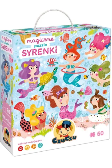 Magiczne puzzle 60 el. CzuCzu. Syrenki Bright Junior Media