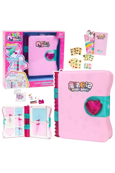 LeanToys Pami�tnik na k��dk� + akcesoria r�owy
