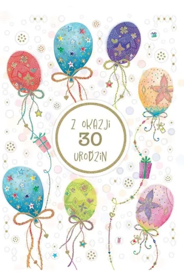 Trend Karnet okoliczno�ciowy Urodziny 30
