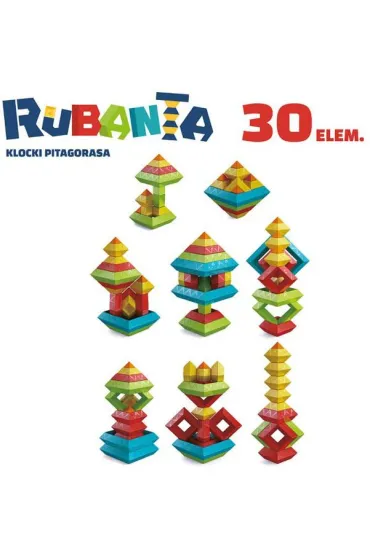Klocki Pitagorasa 15 el. Rubanta