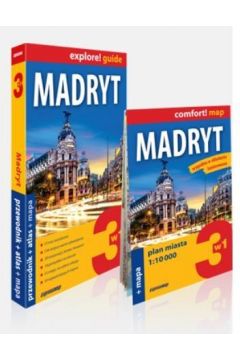 Madryt explore! Guide Przewodnik+atlas+mapa