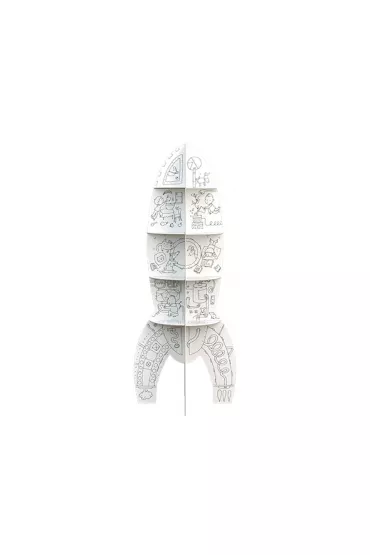 Kolorowanka 3D XXL - Rakieta 100cm