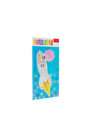 Kolorowanka 3D XXL - Rakieta 100cm