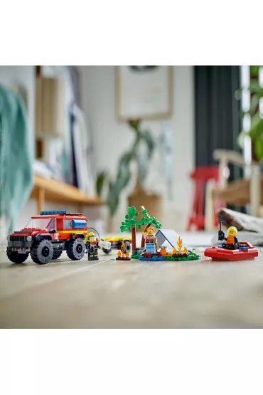 LEGO City Terenowy wz straacki z odzi ratunkow 60412