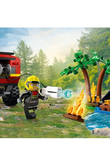 LEGO City Terenowy wz straacki z odzi ratunkow 60412