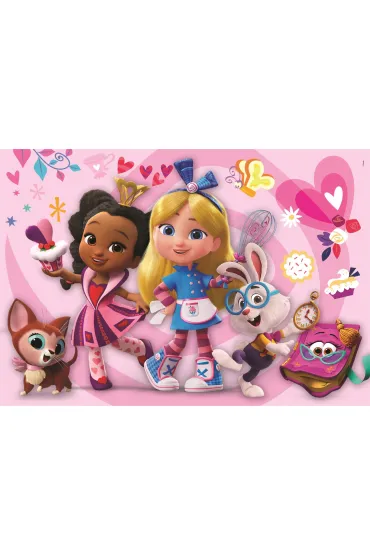 Puzzle 104 el. SuperColor. Alice`s Wonderland Bakery Clementoni