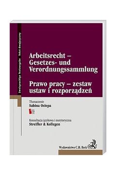 eBook Arbeitsrecht -Gesetzes- und Verordnungssammlung Prawo pracy - zestaw ustaw i rozporzdze pdf