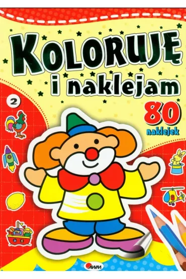 Koloruj� i naklejam 2 (80 naklejek)