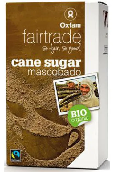 Oxfam Fair Trade Cukier trzcinowy mascobado filipiny fair trade 1 kg Bio