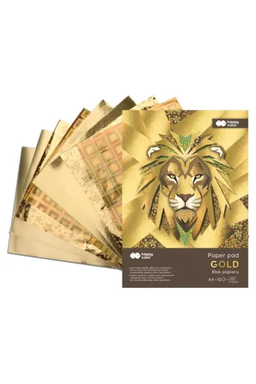Blok Hobby Gold A4 150-230g. 10ark. Happy Color