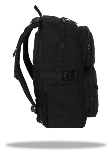 Plecak 45x31x16 cm 1 zamek 5 kieszeni Lark Black CoolPack PATIO F156985