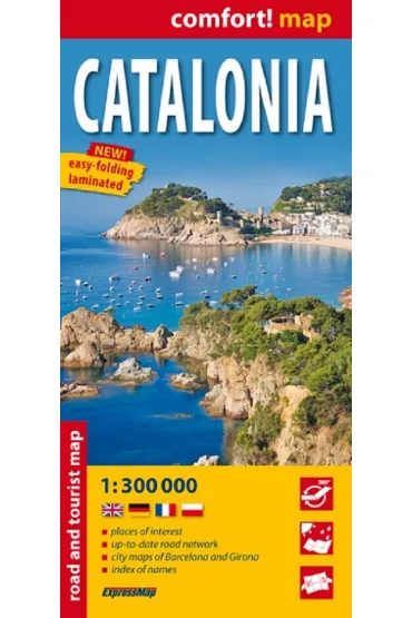 CATALONIA 1:300 000 LAMINAT-EXPRESS MAP