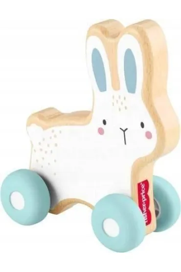Fisher-Price. Kr�lik drewniany do ci�gni�cia Mattel