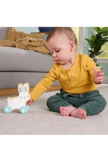 Fisher-Price. Kr�lik drewniany do ci�gni�cia Mattel