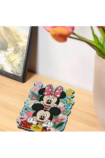 Puzzle drewniane 300 el. Disney Myszka Mickey & Minnie Ravensburger