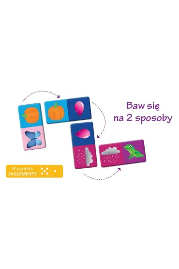 Kapitan Nauka. Domino. Kolory Edgard - Ewa  Iwaniuk