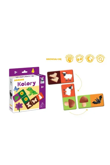 Kapitan Nauka. Domino. Kolory Edgard - Ewa  Iwaniuk