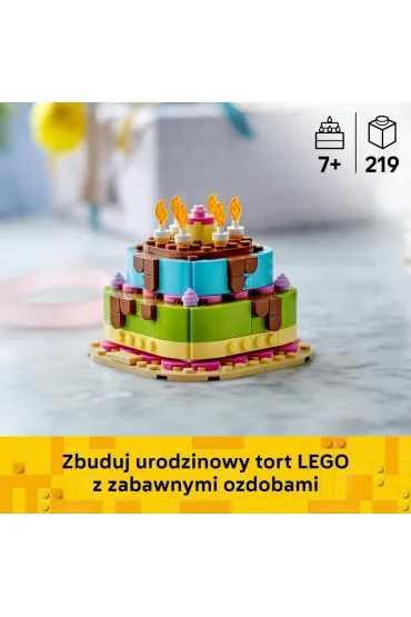 LEGO Iconic Tort na przyj�cie urodzinowe 40815