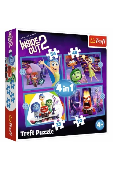 Puzzle 4w1 - W g�owie si� nie mie�ci 2 (35+48+54+70 el.) Trefl